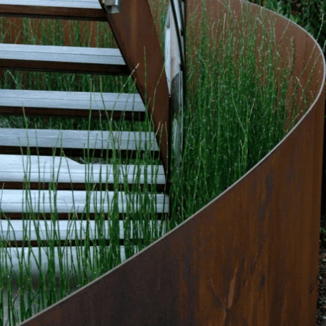 Corten steel edging Corten steel edging